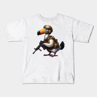 Tactical Dodo Bird Kids T-Shirt